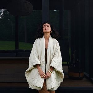 Snoozewear Blanket Robe in Oatmilk from Casper
